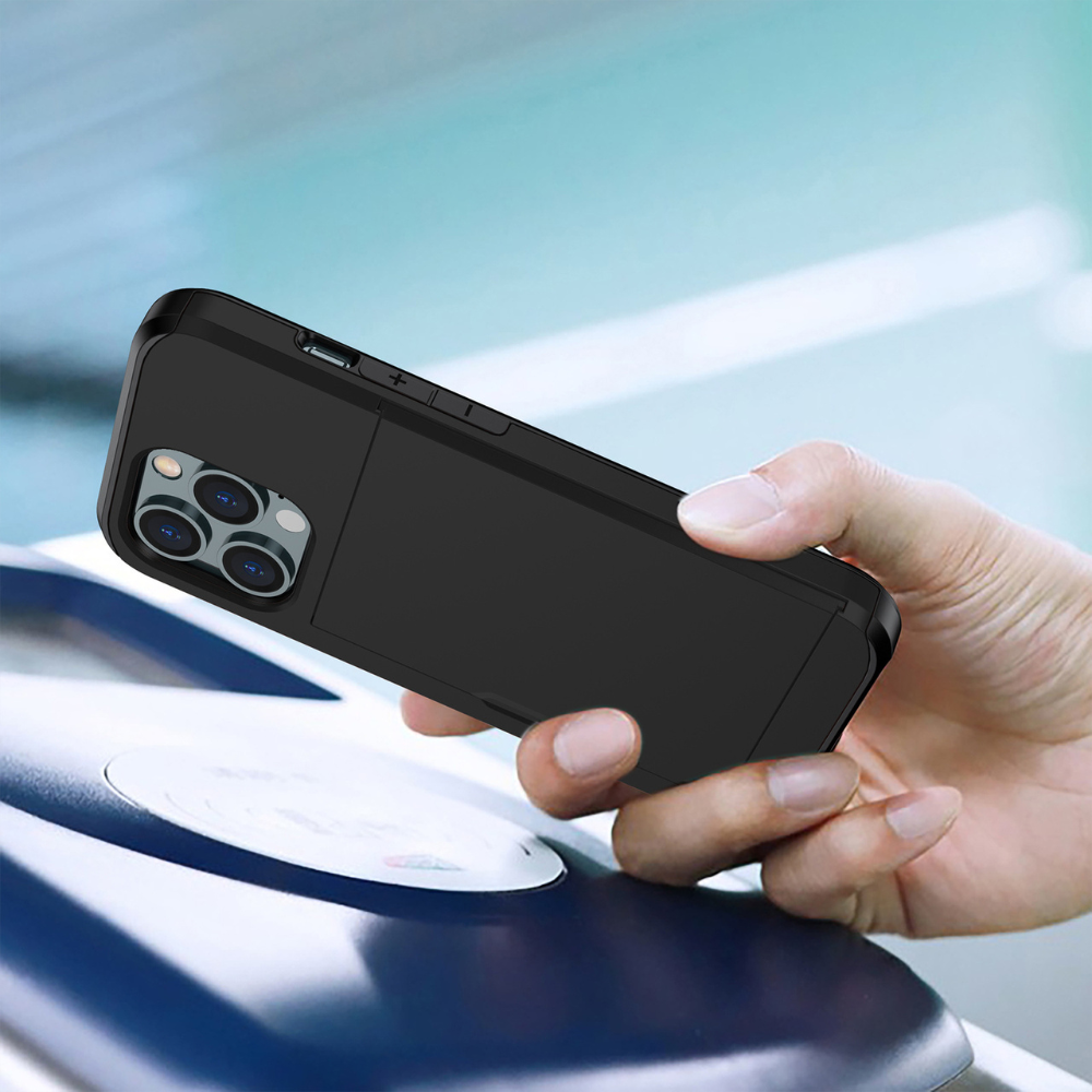 MobuLux | iPhone Portemonnee Hoesje | Luxe Telefoonhoes met Kaartvak en Bescherming
