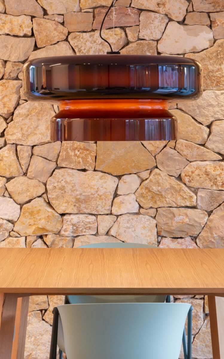 Bohemien Stijl Hanglamp - Glas & Metaal LED