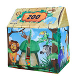 Safari Jungle Speeltent - Dieren Thema Speelhuis met Burgerpakket Speelgoed