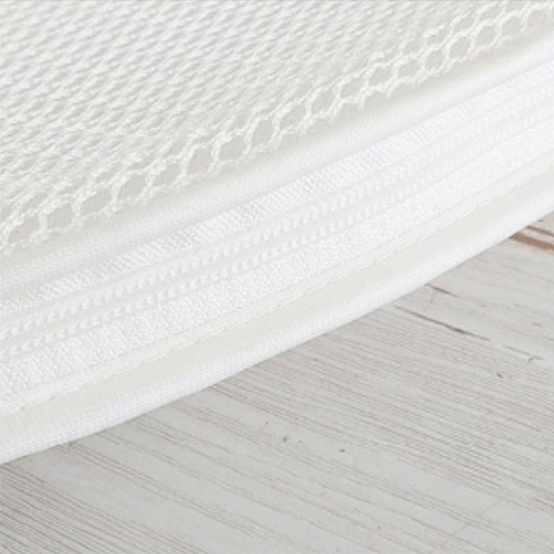 Gevoerde Baby-Krabbelmat van Katoen met Diermotief Borduursel – 80 cm