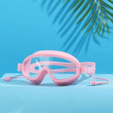 HD-Zwembril voor kinderen met groot frame, waterdicht en anti-condens