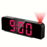 LED Projectie Wekker – Temperatuur- en Datumweergave met USB Voeding