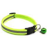 Reflecterende Kattenhalsband met AirTag Houder en Bel – Verstelbare Halsband voor Nachtzichtbaarheid