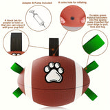 Paw-Perfect Speelvoetbal – Duurzaam Rubber Interactief Hondenspeelgoed