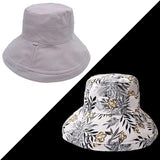Blossom Hat | Blijf stijlvol en schaduwrijk met deze breedgerande dubbelzijdige hoed!
