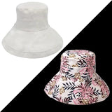 Blossom Hat | Blijf stijlvol en schaduwrijk met deze breedgerande dubbelzijdige hoed!