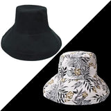 Blossom Hat | Blijf stijlvol en schaduwrijk met deze breedgerande dubbelzijdige hoed!