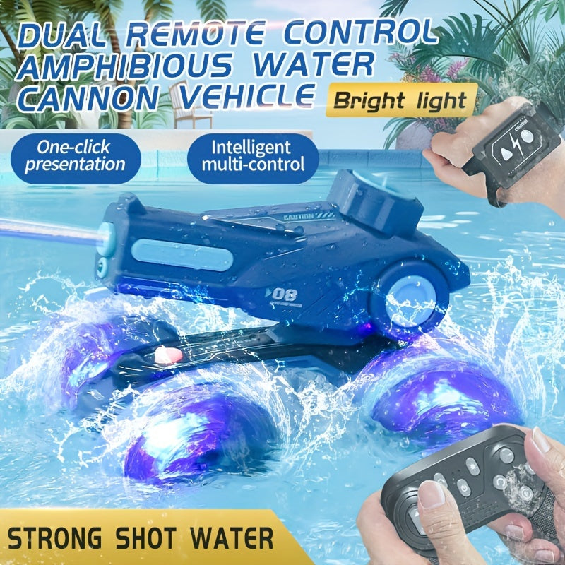 SplashRider Amfibische RC Waterkanon Truck – Spetterend Speelplezier