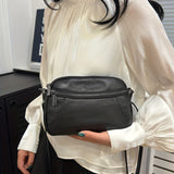 Classic Chic Leren Crossbody – Tijdloos en Functioneel