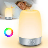 Norvo | Aurora Wake-Up Light – Zonsopgang Alarmklok met Natuurlijke Geluiden & USB-C
