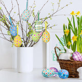 24 Stuks Kleurrijke Paaseieren – Perfect voor Paasdecoraties en Lentefeesten