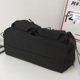 UrbanEase Crossbody Tas – Trekkoord Schoudertas met Grote Capaciteit