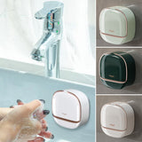 Waterdichte zeepdispenser met afvoerkast