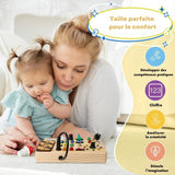 SparkQuest - Montessori Displaybord Voor Peuters Met 27 LED-Lichten