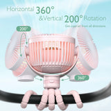 USB Oplaadbare Handheld Koelventilator voor Reizen