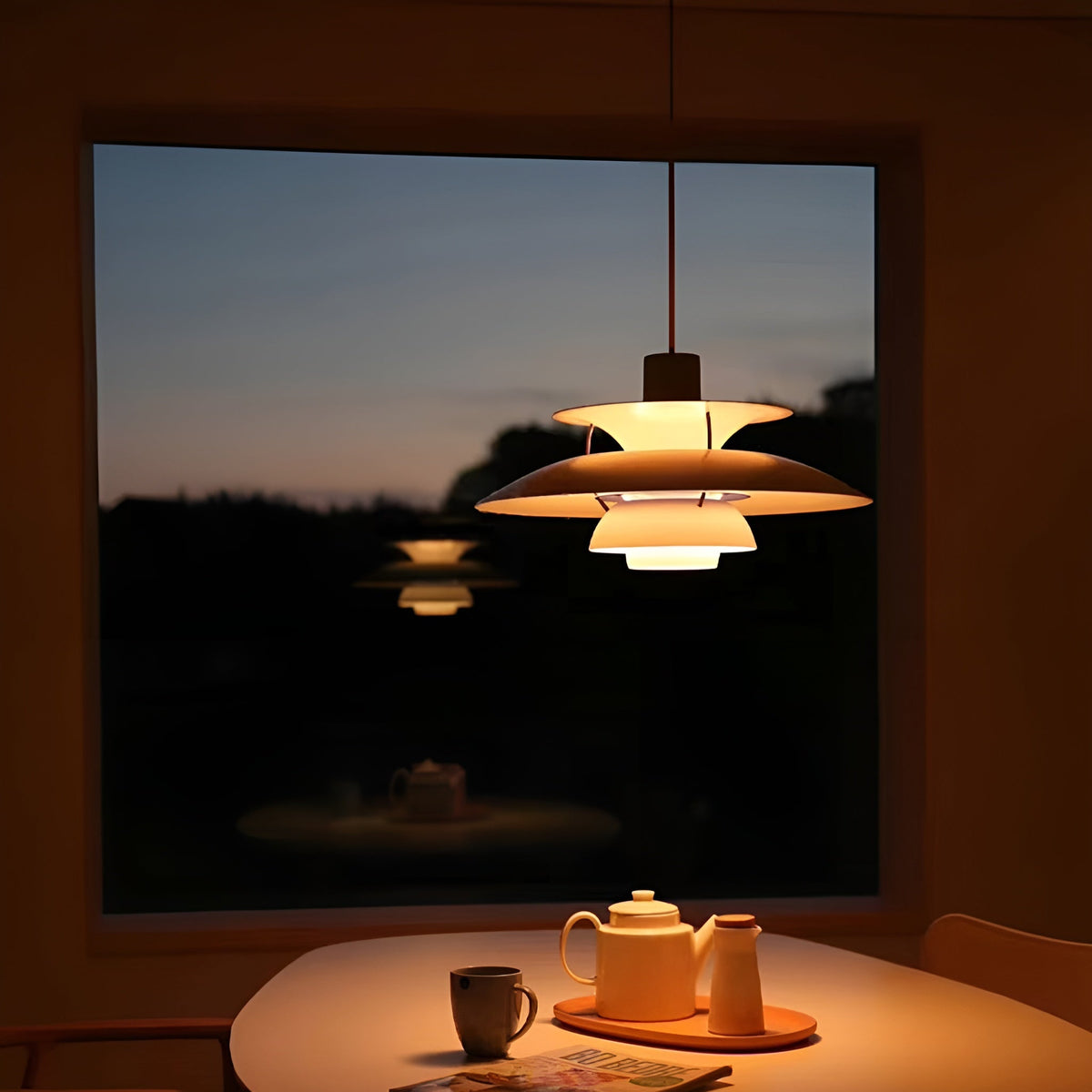 SkyGlow LED Pendellamp – Modern Scandinavisch Design met Dimfunctie