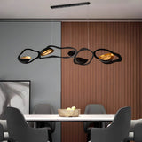 Moderne Artistieke Hanglamp – Sculpturale LED Plafondlamp met Dimbare Optie