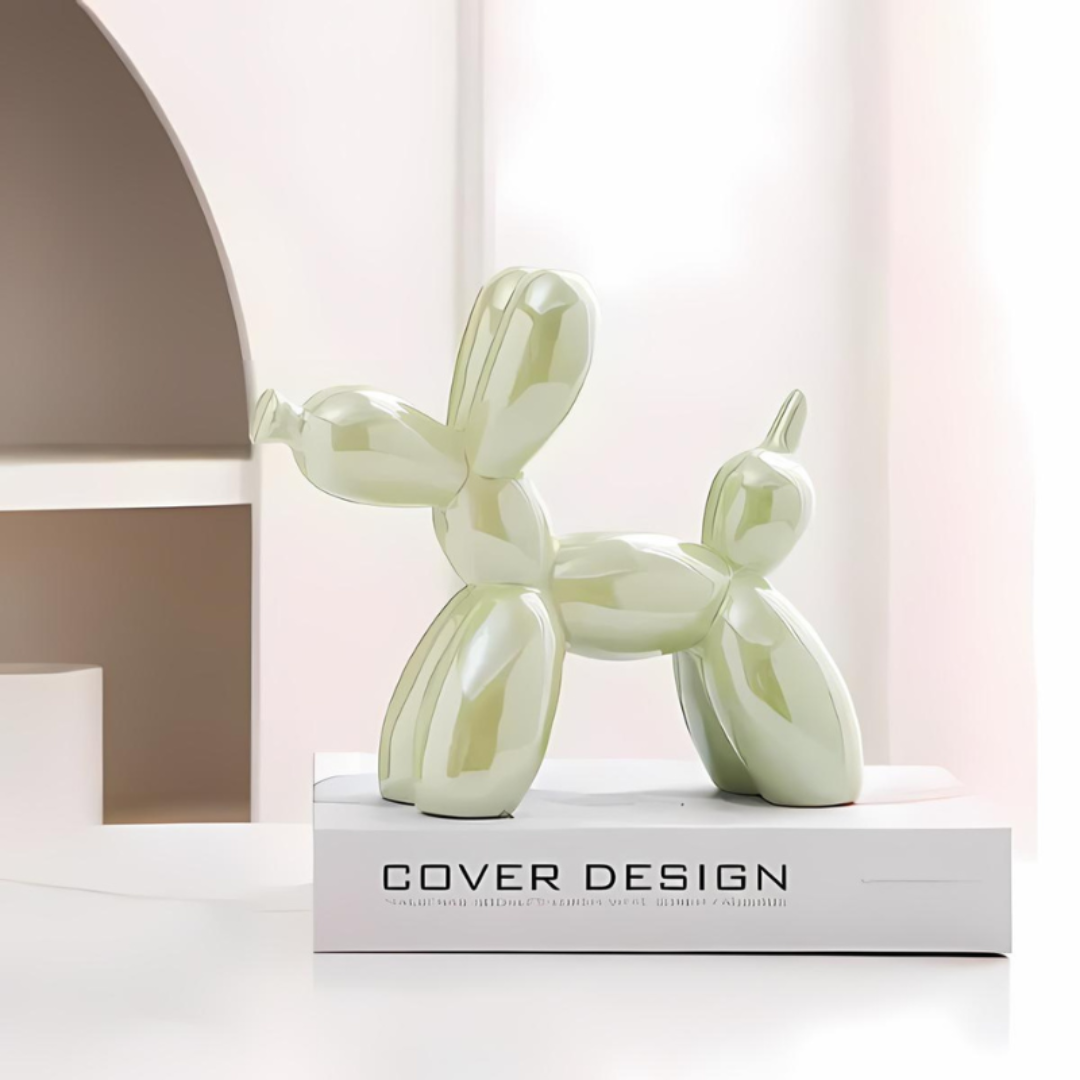 Keramiek Hondenbeeld | Ballonhond Design | Decoratief Kunstwerk | Speelse Eyecatcher | Hoogwaardig Materiaal | Woonkamer Slaapkamer Kantoor | Unieke Moderne Interieurdecoratie | Perfect Cadeau | Diverse Kleuren