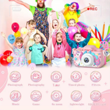Eenhoorn HD Kindercamera met 32GB Oplaadbare Batterij - Leg Geweldige Foto's en Video's Vast!
