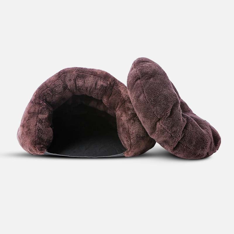 Rustgevend Hol-Hond Bed - CozyCave Retreat