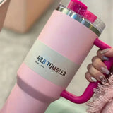 Vacuümgeïsoleerde beker met deksel en rietje – ThermoTumbler