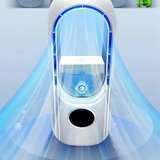 Airevo Luchtkoeler | Bladeloos USB-Ventilator | 6 Niveaus | Stil & Met Timer | Luchtbevochtiging