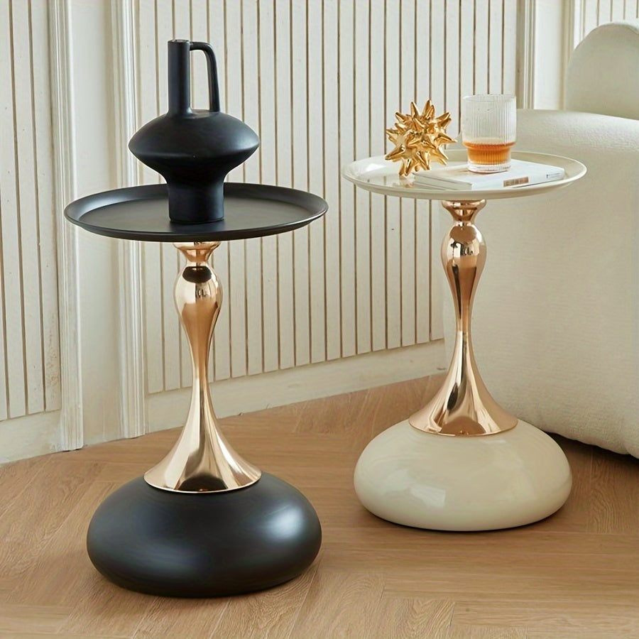 Ningqin Gouden-Witte Zijkast – Compact en Chic Design