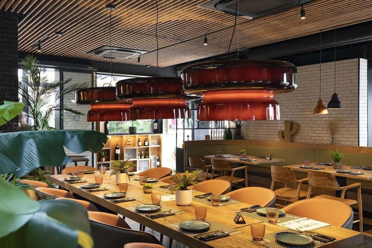 Bohemien Stijl Hanglamp - Glas & Metaal LED