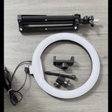 10-inch Beauty Ringlamp met 55 cm Statief – Perfect voor Fotografie, Videografie en Make-up