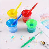 Kunstschilders Set met Verfpotjes en Kwasten – Perfect voor DIY Schilderen