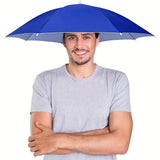 SunShade Parapluhoed – Lichtgewicht, UV-beschermend en Handsfree