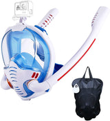 Snorkelmasker met anti-condensdoeken, 180-graden panoramisch uitzicht HD