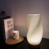 WaveLuxe - Elegante USB lamp met dubbele lichtschermen
