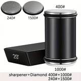 Schleifstein-Set EdgeCraft DuoSharp | Diamantsteen met Magnetische Bevestiging | 15° & 20° Slijphoek | Hout & Metaal