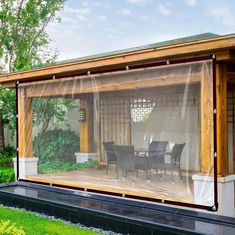 50% KORTING | Transparant beschermzeil voor tuin en buiten