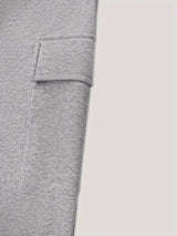 6-delige Dames Casual Set voor Lente/Zomer van Gebreid Stoffen met Ronde Hals, Pocket en Elastische Taille, Polyester Blend