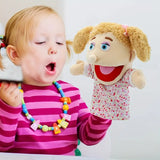 Lila Schattige Handpop - Creatief Speelgoed voor Kinderen