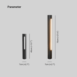 Moderne LED Buitenwandlamp - Metaal & Acryl