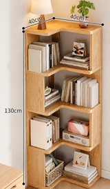 ARDENVELL – Hoekkast van bewerkt grenenhout in Scandinavische stijl voor ruimtebesparende elegantie en functionaliteit