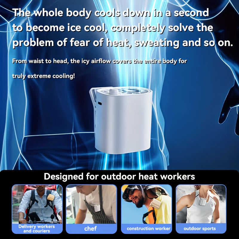 BreezeClip Mini Ventilator – Krachtige Koeling, Overal en Altijd