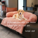 Pluche Hondenbed met Afneembare Wasbare Hoes - Zacht en Multifunctioneel Slaapmat voor Grote, Middelgrote en Kleine Honden