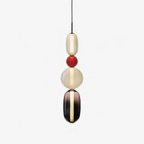 Moderne Hanglamp met Gekleurd Glas