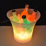 5L LED Verlichte IJsblokjesemmer – Perfect voor Champagne en Bier