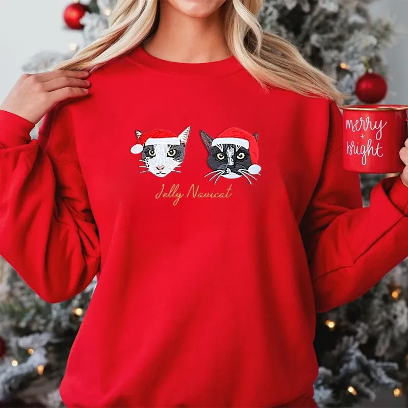 ChristmasStitchwear | Draag je huisdier deze kerst dicht bij je hart — met liefde gestikt, gemaakt om lang mee te gaan