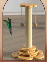 Kat Draaitafel Krabpaal – Grappige Interactieve Kattenstok en Sisal Krabbord voor Plezier en Beweging