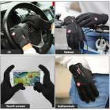 Thermische Handschoenen | Winddichte thermische handschoenen geschikt voor touchscreen