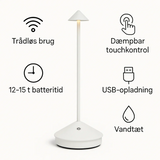 ClarityGlow | Draadloze Tafellamp Dimbaar Licht & Waterdicht Ontwerp