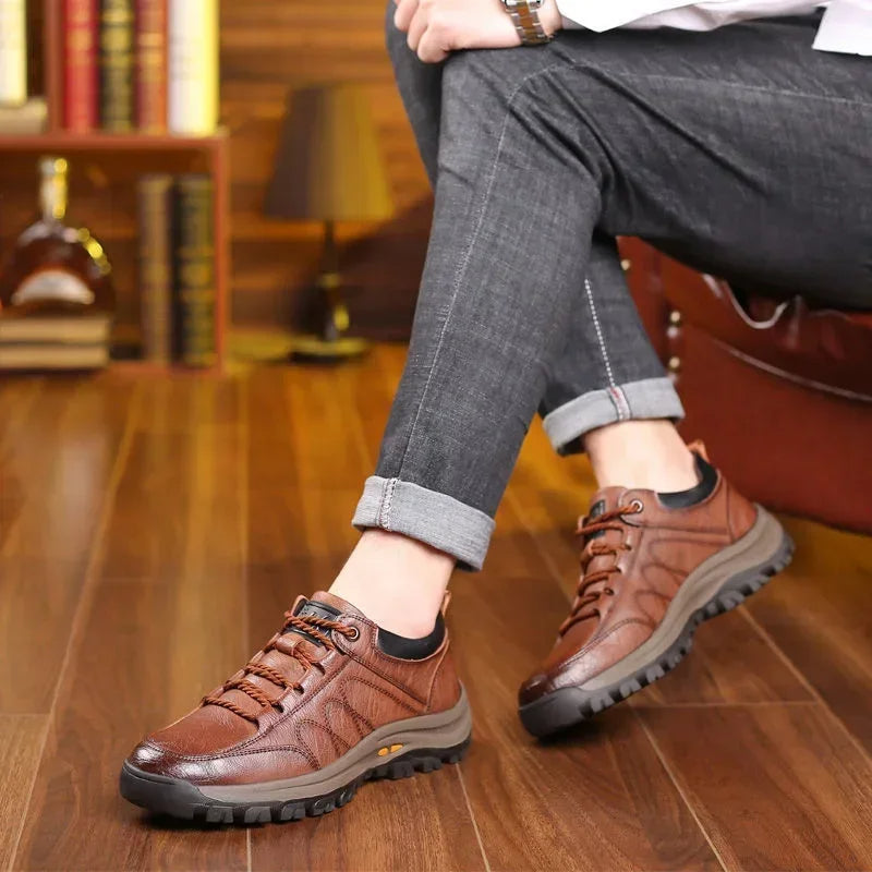 Ventrix Casual Herenschoenen | Herenschoenen | Handgestikte ademende schoenen met goede ondersteuning