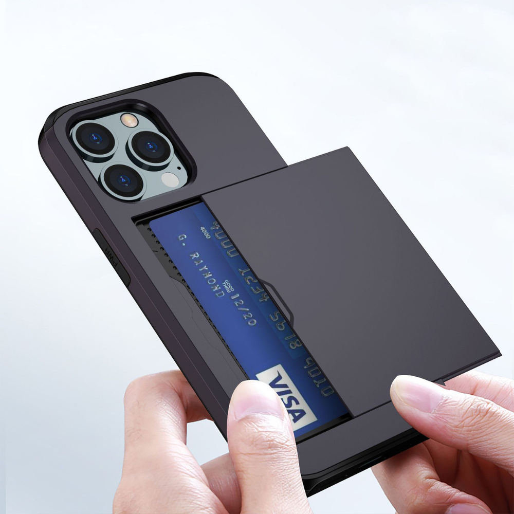 MobuLux | iPhone Portemonnee Hoesje | Luxe Telefoonhoes met Kaartvak en Bescherming