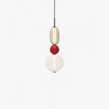 Moderne Hanglamp met Gekleurd Glas